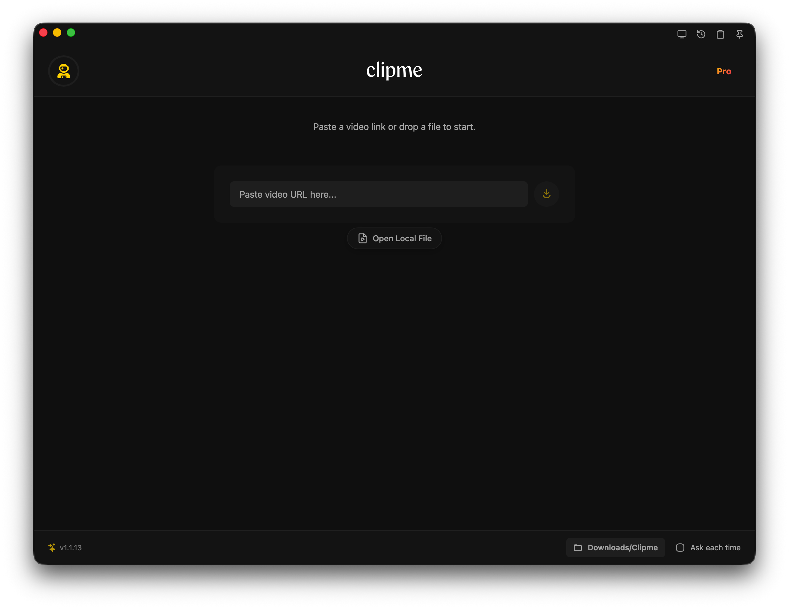 ClipMe App Interface